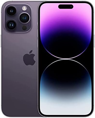 Apple iPhone 14 Pro Max, 512GB, Purple - Unlocked (Renewed)